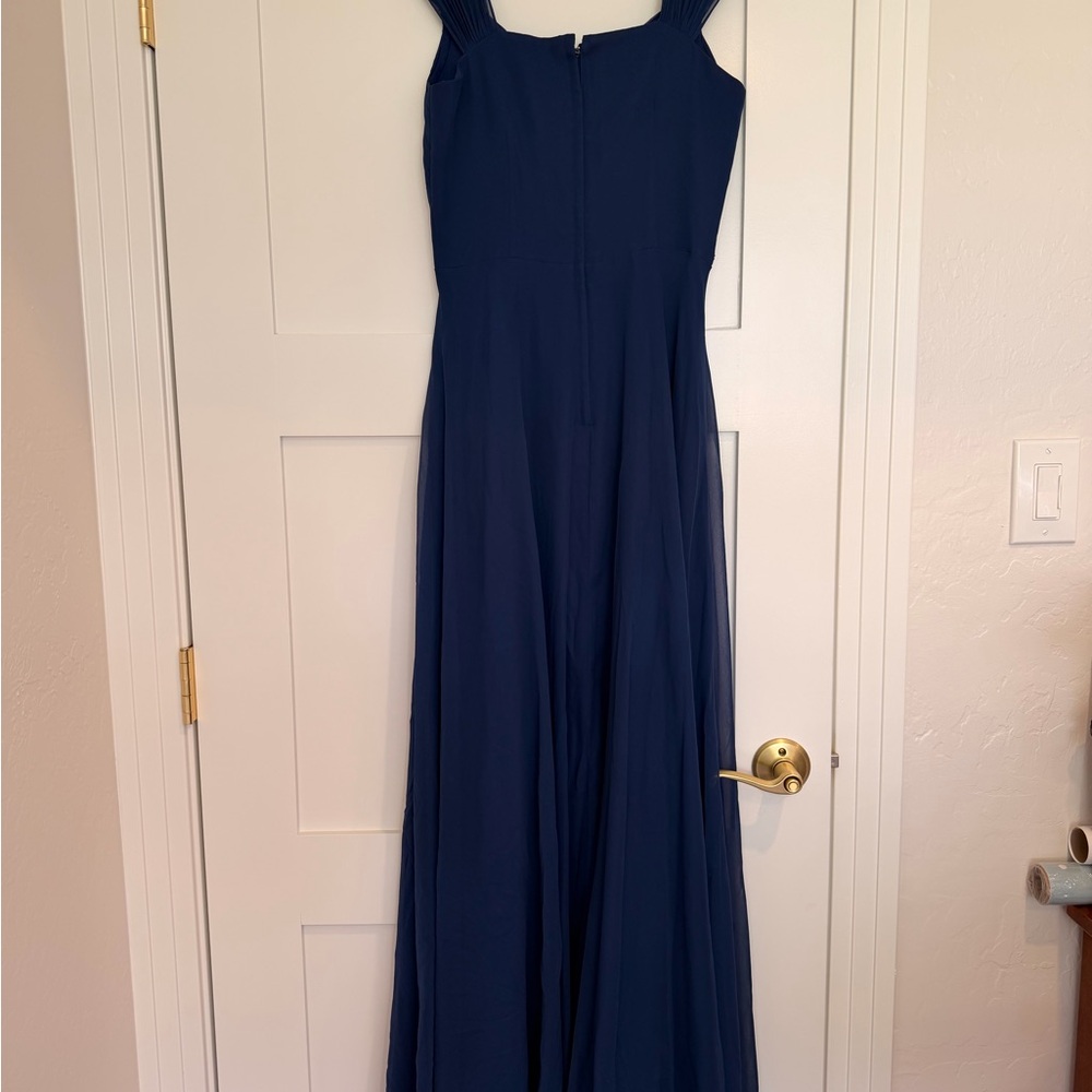 Chic Navy Blue Maxi Dress - image 3
